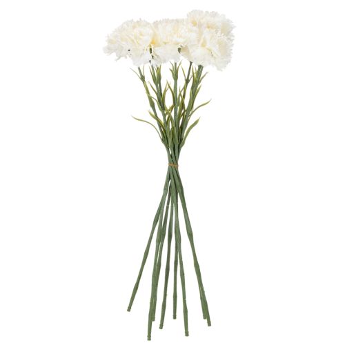 Garofano artificiale con stelo per bouquet e ghirlande, 56 cm, 8 pezzi | Floristik24.it