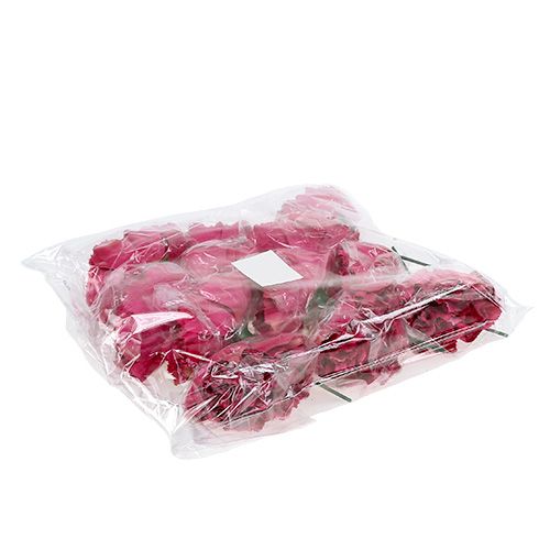 Floristik24 Garofano Rosa Ø9cm L11cm 12 pz