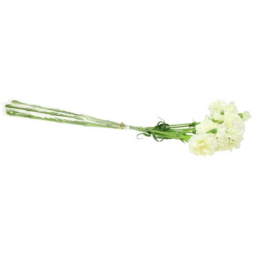 Floristik24 Garofano bianco 64 cm 4 pezzi