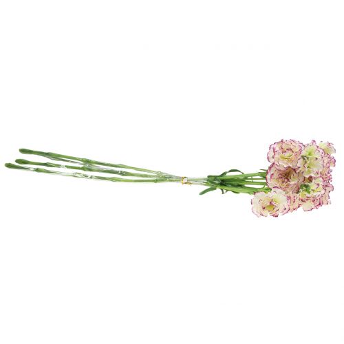 Prodotto Garofano Bianco-Viola 64cm 4 pz