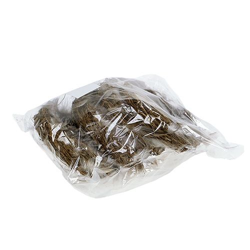 Floristik24 Nido con piume 15 cm naturale 4 pezzi