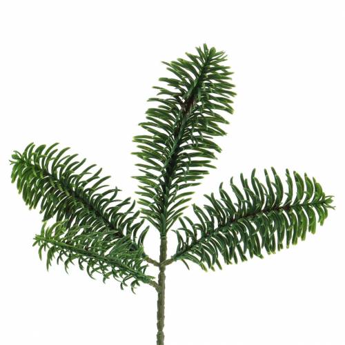 Floristik24 Nobilis ramo di abete verde artificiale 24 cm 12 pezzi