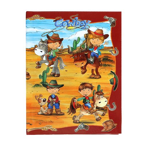 Floristik24 Notebook per ragazzi Cowboy A6 1pc