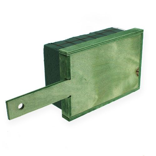 Prodotto Schiuma floreale con base in legno decorazione tombale maxi 4 pezzi
