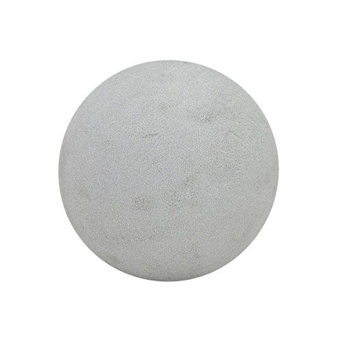 Floristik24 Sfera in schiuma floreale a secco composto plug-in grigio Ø16cm 2 pz