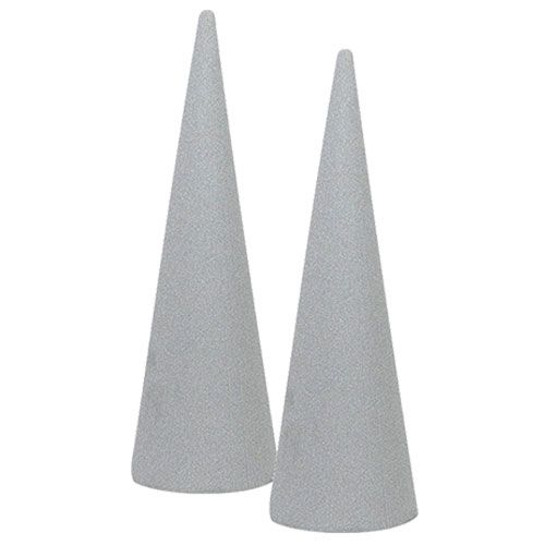 Cono di schiuma floreale massa floreale secca H50cm 2pz