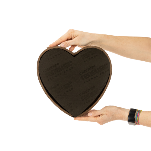 Spugna floreale a forma di cuore OASIS® Renewal® Spugna floreale Biolit® 26 cm 2 pezzi | Floristik24.it
