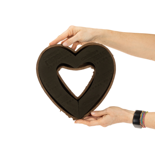 Spugna floreale a forma di cuore OASIS® Renewal® Spugna floreale Biolit® 27 cm 2 pezzi | Floristik24.it
