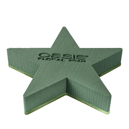 Prodotto Stella in schiuma floreale bagnata per composizioni 25 x 25 x 4,5 cm