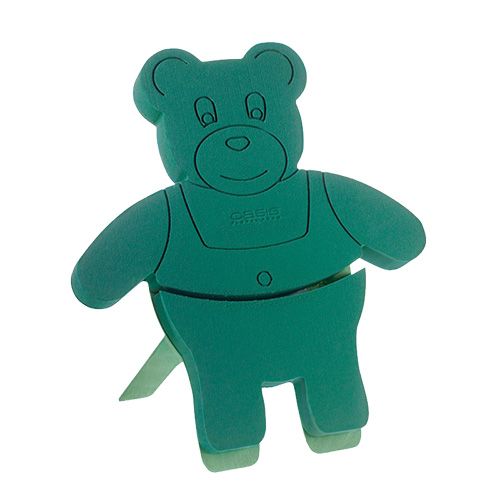 Prodotto Figura floreale in schiuma Teddy con supporto 48,5 cm x 42 cm H5 cm 1 pz