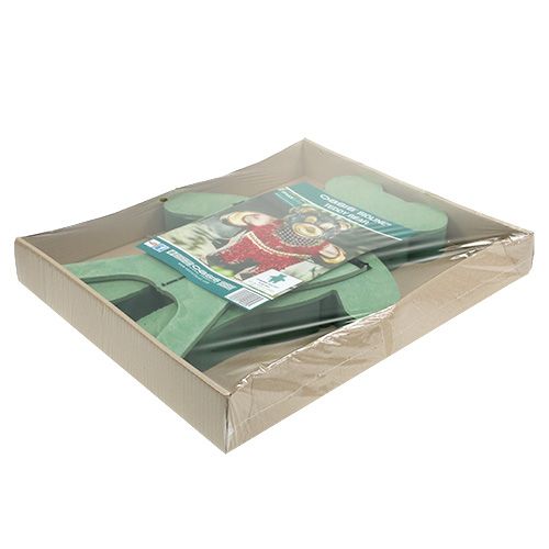 Prodotto Figura floreale in schiuma Teddy con supporto 48,5 cm x 42 cm H5 cm 1 pz
