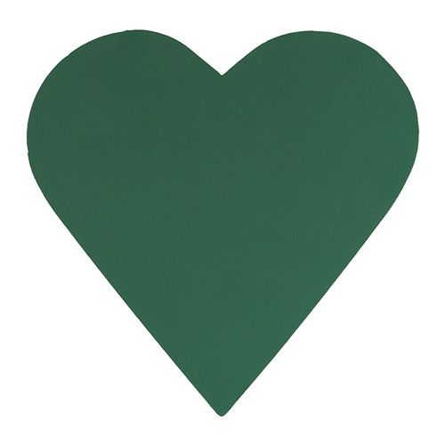 Prodotto Materiale plug-in cuore in schiuma floreale verde 46 cm x 45 cm 2 pz