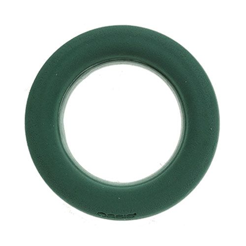Prodotto Anello in schiuma floreale verde Ø30 cm 4 pz