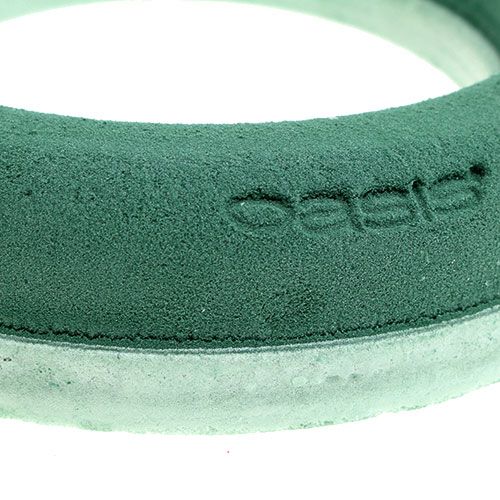 Prodotto Anello in schiuma floreale verde Ø30 cm 4 pz