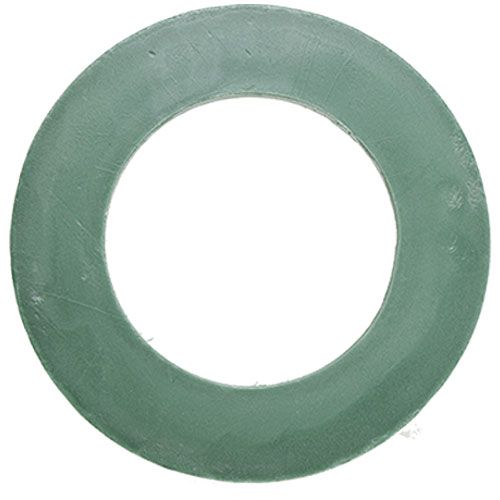 Prodotto Anello in schiuma floreale corona verde plug-in massa Ø42cm 2 pz