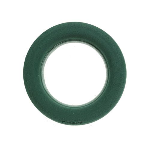 Prodotto Anello in schiuma floreale verde Ø25 cm Disposizione ghirlanda in 4 pezzi