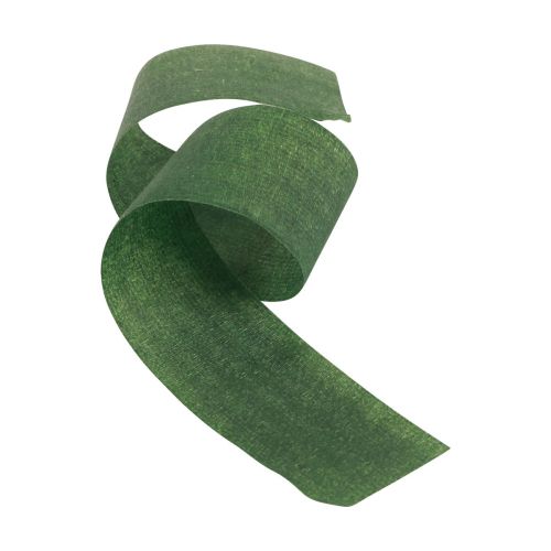 Floristik24 Nastro floreale nastro floreale nastro da imballaggio verde 25mm 6 pz