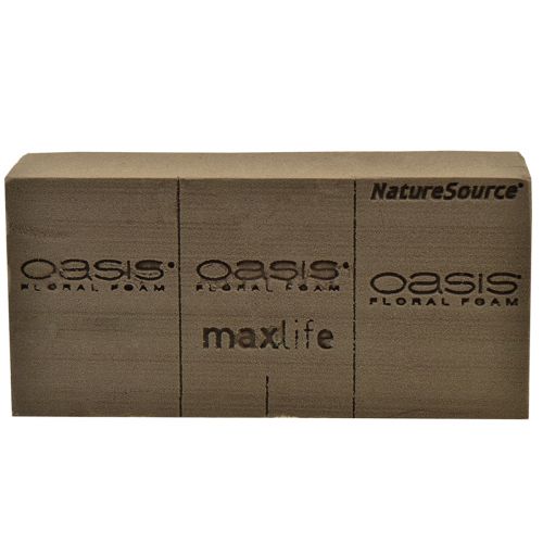 Prodotto Oasis NatureSource Maxlife Floral Foam Brick Marrone 23×11×7.5cm 1pz