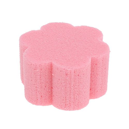 Floristik24 Tartine in gommapiuma floreale rosa 5cm 45p