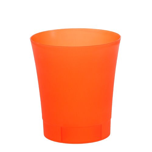 Floristik24 Orchidea in plastica arancione Ø12,5cm H14cm, 1pce