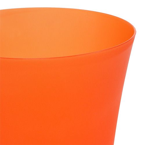 Floristik24 Orchidea in plastica arancione Ø12,5cm H14cm, 1pce