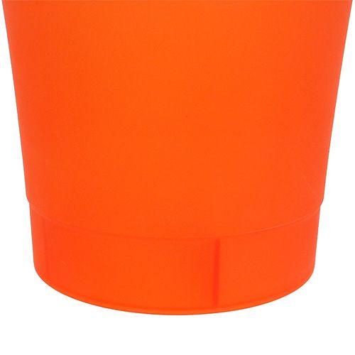 Floristik24 Orchidea in plastica arancione Ø12,5cm H14cm, 1pce