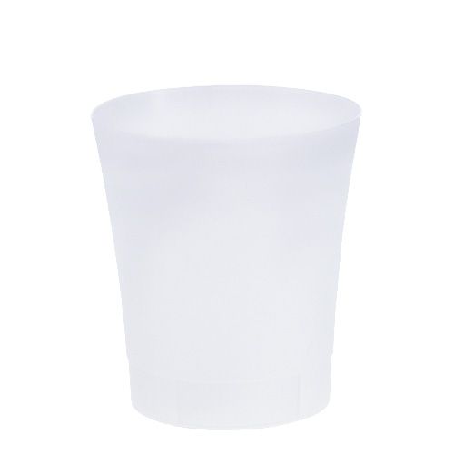 Vaso per orchidee plastica bianco Ø12,5cm H14cm, 1pce