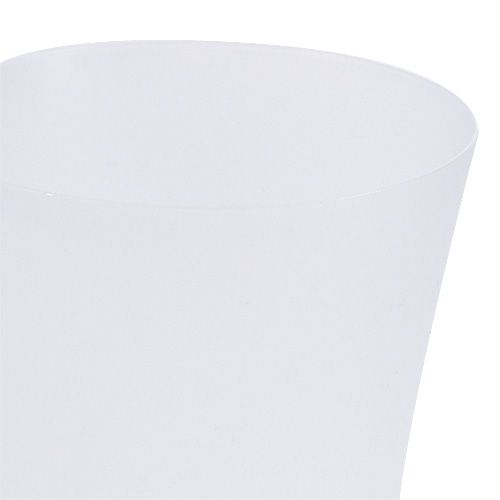 Floristik24 Vaso per orchidee plastica bianco Ø12,5cm H14cm, 1pce