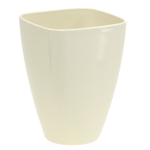 Floristik24 Vaso per orchidee lucido Ø12,5 cm sabbia 1 pezzo