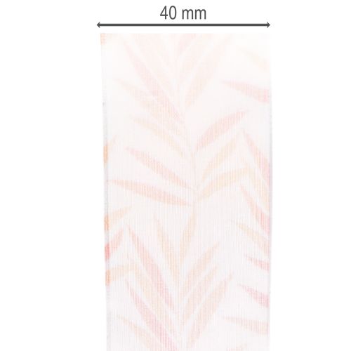Prodotto Nastro in organza, nastro in chiffon, arancione giungla, 40 mm, 15 m