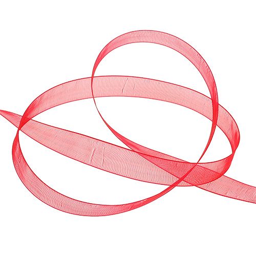 Prodotto Nastro organza con cimosa 1,5cm 50m rosso