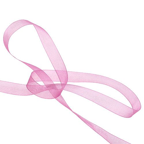 Nastro di organza melanzane 15mm 50m