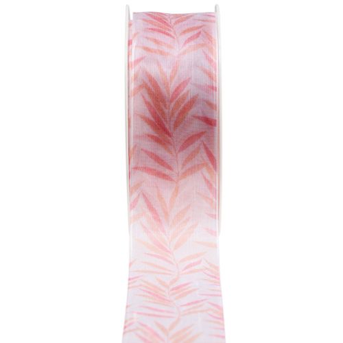 Floristik24 Nastro di organza nastro di chiffon giungla arancione 40mm 15m