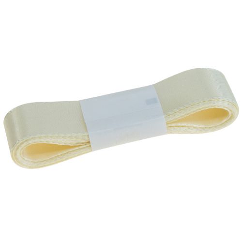 Floristik24 Nastro decorativo nastro regalo nastro crema cimosa 25mm 3m