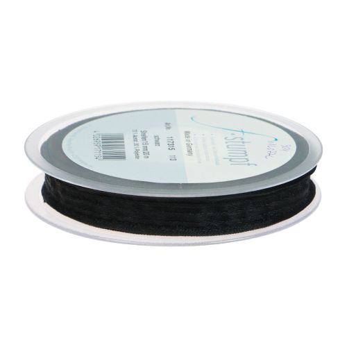 Prodotto Nastro di organza con strisce regalo nastro nero 15 mm 20 m