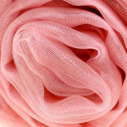 Floristik24 Tessuto arredo Organza rosa antico 150 cm x 300 cm