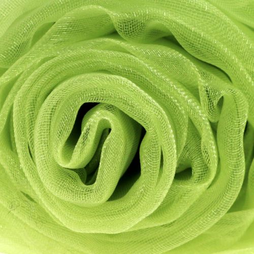 Floristik24 Tessuto decorativo organza verde 150cm x 300cm