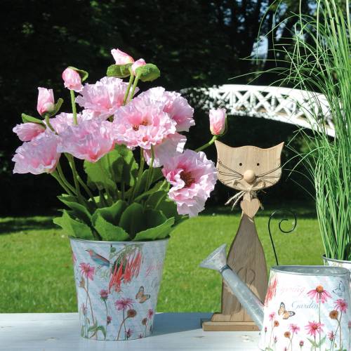 Prodotto Papavero orientale, fiore artificiale, papavero in vaso rosa
