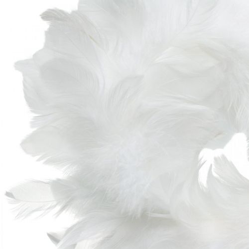 Floristik24 Decorazione pasquale ghirlanda primaverile bianca Ø16cm decorazione primaverile