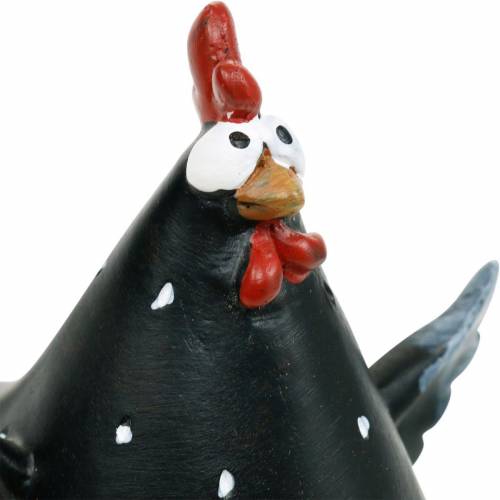 Floristik24 Pollo decorativo, figura primaverile, decorazione pasquale, gallina, decorazione pollo 18 cm