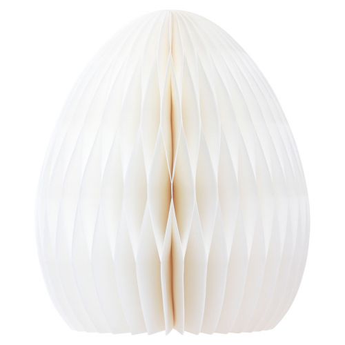 Floristik24 Uovo a nido d'ape in carta per decorazioni pasquali per posizionare la crema a nido d'ape H30 cm