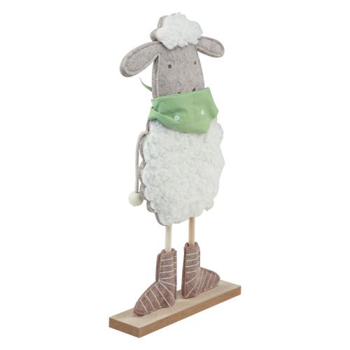 Prodotto Decorazione pasquale Decorazione da tavola pecora Figure decorative pasquali 37 cm 3 pz