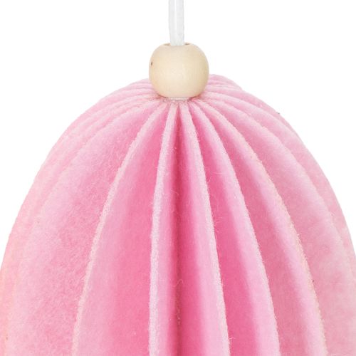 Prodotto Decorazione a forma di uovo di Pasqua da appendere per allegre decorazioni pasquali in soggiorno e in giardino, 8 cm, 8 pezzi