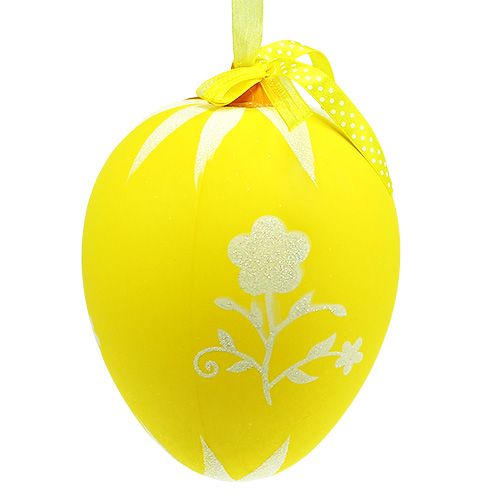 Prodotto Uovo di Pasqua in plastica colorato 16cm 3pz