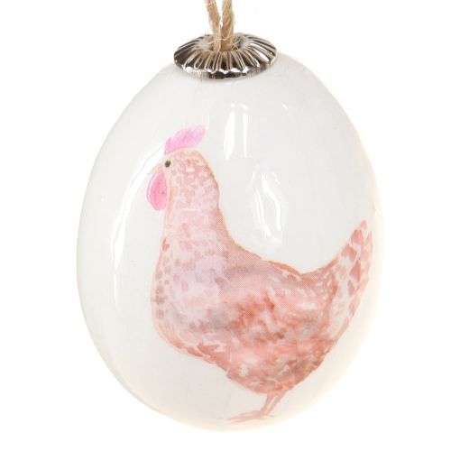 Floristik24 Uova di Pasqua in plastica con pollo verde marrone 3,5-5,5 cm 24 pz