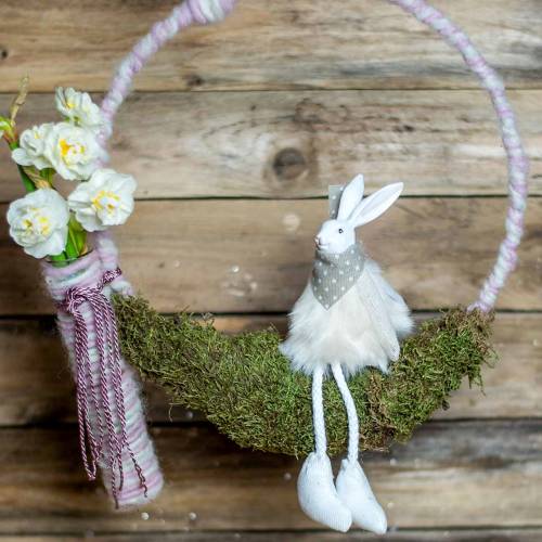 Floristik24 Coniglietto pasquale bordo sedile coniglietto 20 cm figura Pasqua Decorazione pasquale 4 pezzi