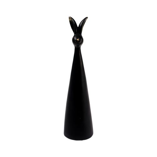 Prodotto Coniglietto pasquale Coniglietto decorativo pasquale in oro nero Ø7cm H27,5cm