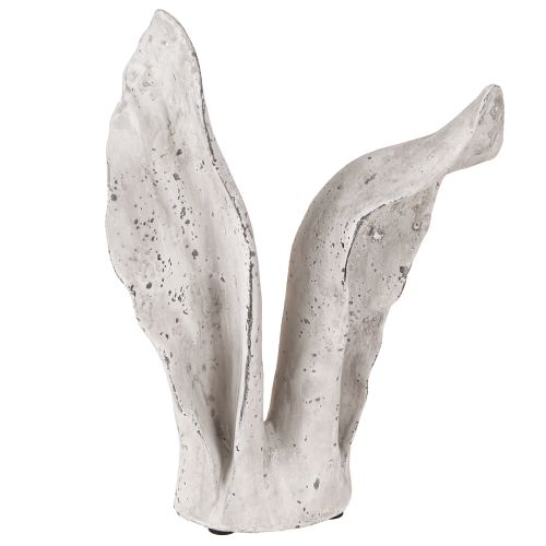 Floristik24 Decorazione coniglietto pasquale orecchie di coniglio grigio/bianco shabby chic H29cm