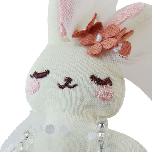 Prodotto Decorazione coniglietto pasquale coniglietta peluche 12 cm 5 pz
