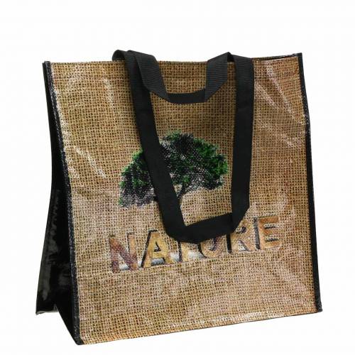 Shopping bag con manici Nature plastic 40×20×40cm